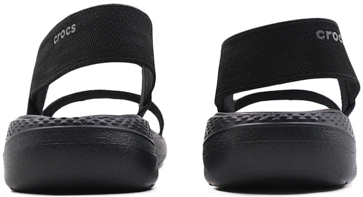 (W) Sandal Crocs LiteRide 'Hitam' 205106-060 Lookbook (W) Sandal Crocs LiteRide 'Hitam' 205106-060