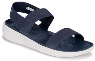 Lookbook Crocs LiteRide 戶外簡約休閒海灘涼鞋 女款 深藍色