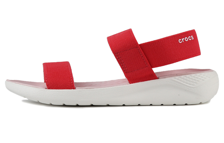 (Women) Crocs LiteRide Sandal 'Red White' 205106-6EW