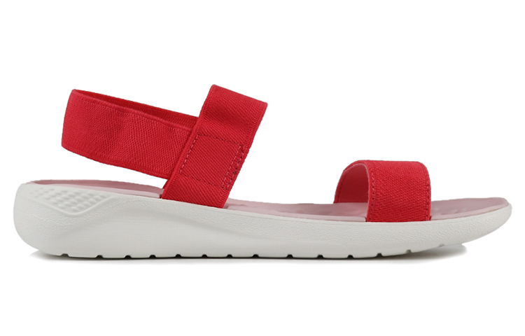 Order (Women) Crocs LiteRide Sandal 'Red White' 205106-6EW