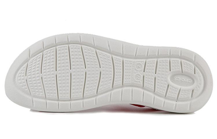 Shop (Women) Crocs LiteRide Sandal 'Red White' 205106-6EW