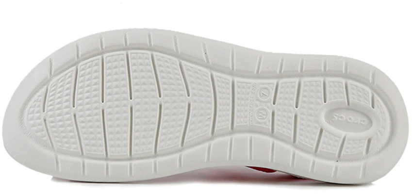 (Women) Crocs LiteRide Sandal 'Red White' 205106-6EW Shop (Women) Crocs LiteRide Sandal 'Red White' 205106-6EW