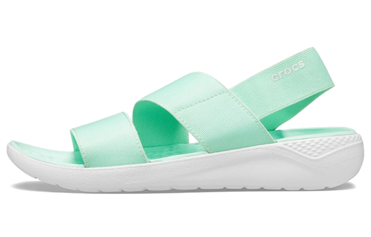 (Women) Crocs LiteRide Sandals Mint Green 206081-3TP