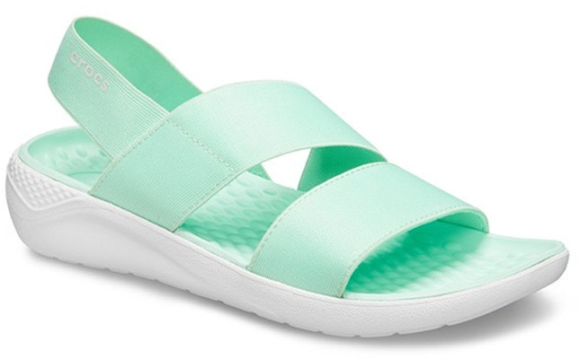 (W) Sandal Crocs LiteRide Hijau Mint 206081-3TP Order (W) Sandal Crocs LiteRide Hijau Mint 206081-3TP