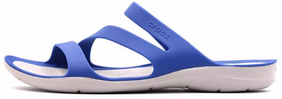 (Women) Crocs Literide Slide 'Blue White' 203998-4HP (Women) Crocs Literide Slide 'Blue White' 203998-4HP