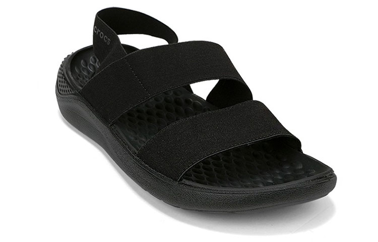 Lookbook (W) Crocs LiteRide Stretch Sandal 'Hitam' 206081-060