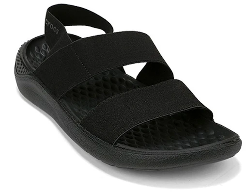 (W) Crocs LiteRide Stretch Sandal 'Hitam' 206081-060 Lookbook (W) Crocs LiteRide Stretch Sandal 'Hitam' 206081-060