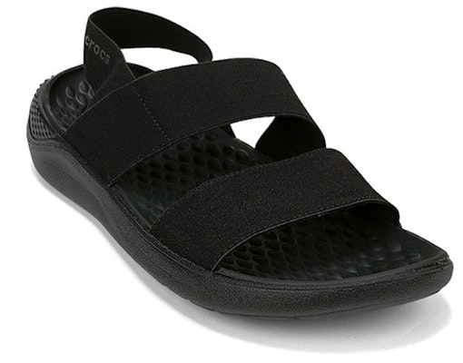 (W) Crocs LiteRide Stretch Sandal 'Hitam' 206081-060 Lookbook (W) Crocs LiteRide Stretch Sandal 'Hitam' 206081-060