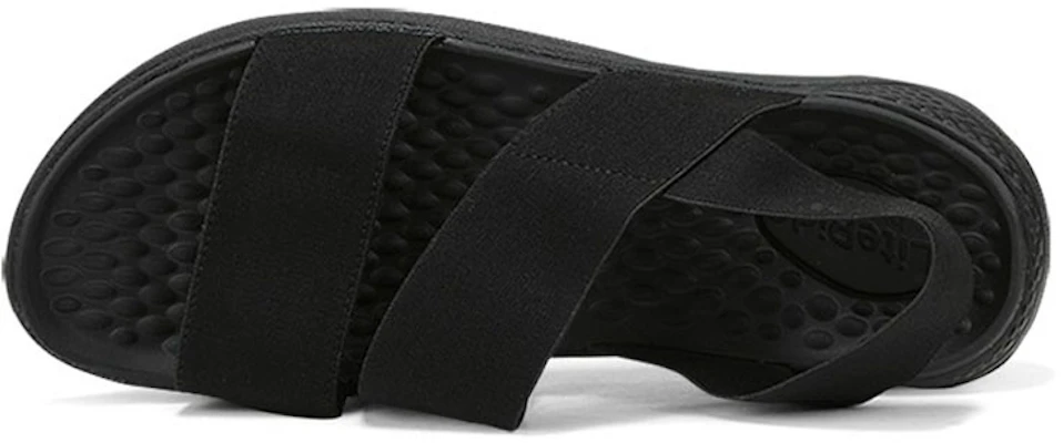 (W) Crocs LiteRide Stretch Sandal 'Hitam' 206081-060 Shop (W) Crocs LiteRide Stretch Sandal 'Hitam' 206081-060