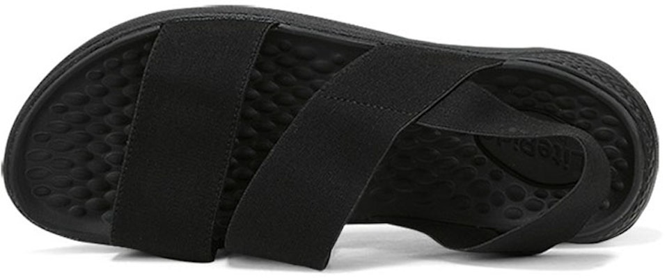(W) Crocs LiteRide Stretch Sandal 'Hitam' 206081-060 Shop (W) Crocs LiteRide Stretch Sandal 'Hitam' 206081-060