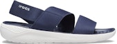 Order (W) Crocs LiteRide Stretch Sandal 'Biru Putih' 206081-462