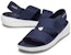 (W) Crocs LiteRide Stretch Sandal 'Biru Putih' 206081-462