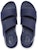 (W) Crocs LiteRide Stretch Sandal 'Biru Putih' 206081-462