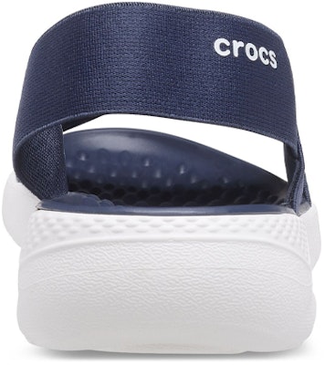 (Women) Crocs LiteRide Stretch Sandal 'Blue White' 206081-462 Details for (Women) Crocs LiteRide Stretch Sandal 'Blue White' 206081-462