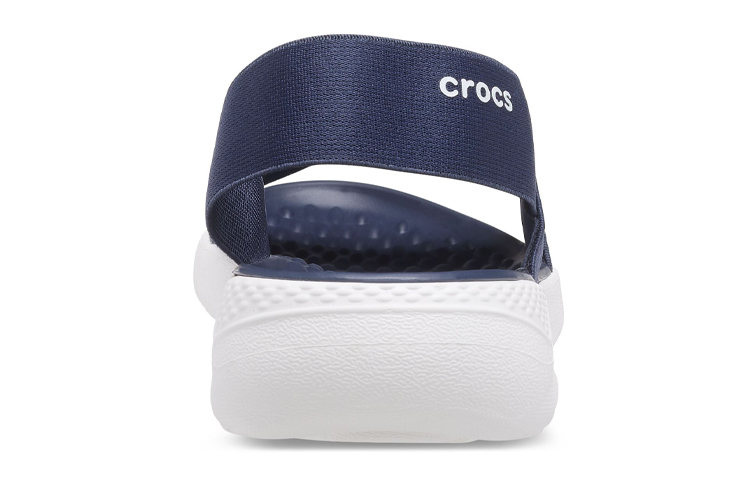 Details for (Women) Crocs LiteRide Stretch Sandal 'Blue White' 206081-462