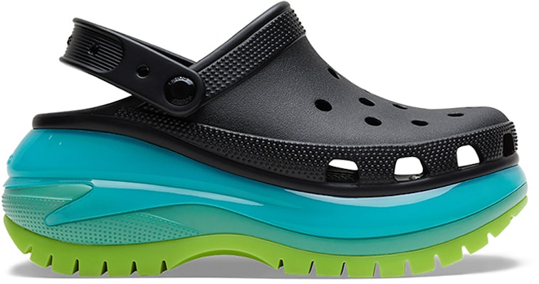 Crocs Mega Crush Clogs 'Black Multi' 207988-0C4 Order Crocs Mega Crush Clogs 'Black Multi' 207988-0C4