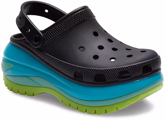 Crocs Mega Crush Clogs 'Black Multi' 207988-0C4 Lookbook Crocs Mega Crush Clogs 'Black Multi' 207988-0C4