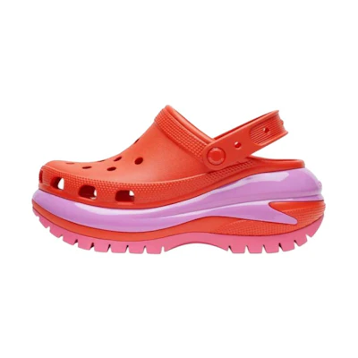 Crocs Mega Crush Clogs 'Orange Pink'