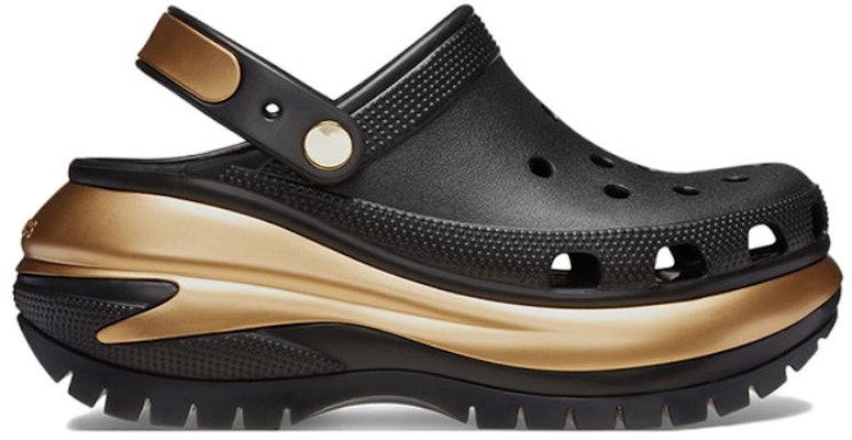 (W) Crocs Mega Crush 金屬風黑金厚底拖鞋 210368-072 Order (W) Crocs Mega Crush 金屬風黑金厚底拖鞋 210368-072