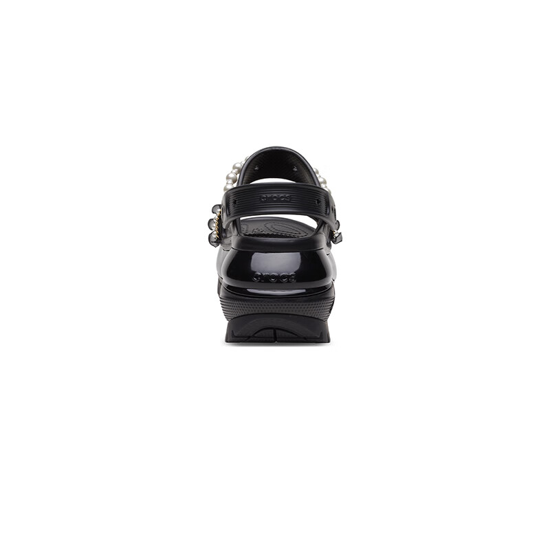 Purchase (W) Crocs Mega Crush Pearl Ruffle Sandal 'Hitam' 210179