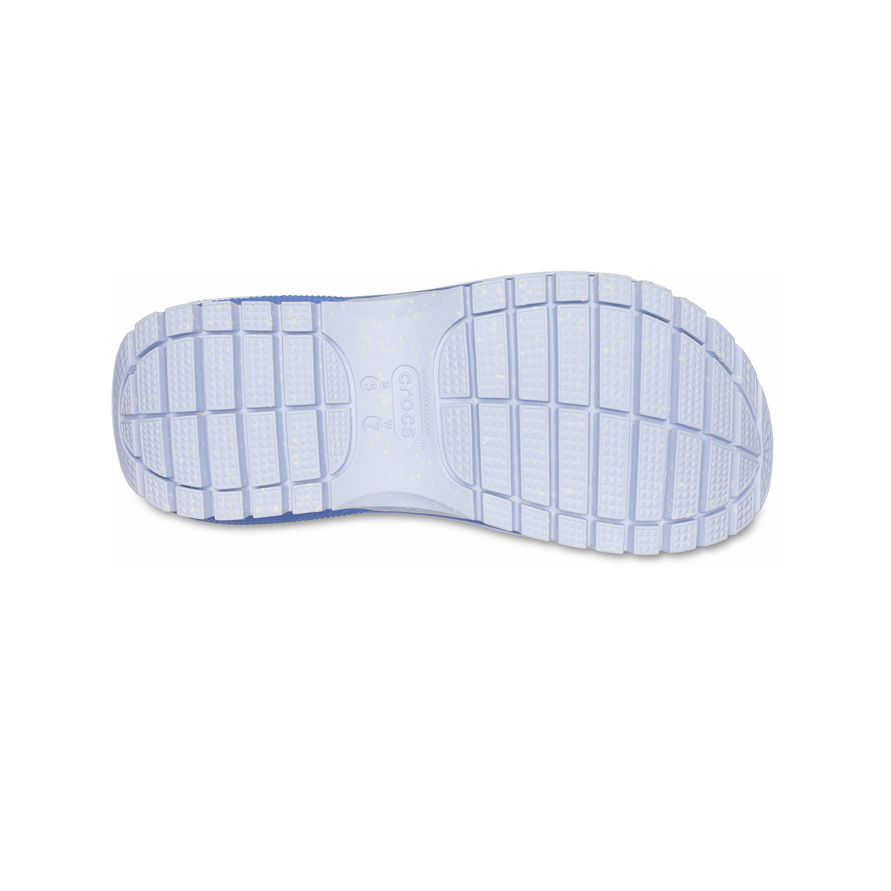 Details for Crocs卡羅奇 經典亮輪增高沙灘涼鞋 女性款 夢幻藍