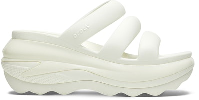 (Women) Crocs Mega Crush Triple Strap 'Chalk White' 209842-0WV (Women) Crocs Mega Crush Triple Strap 'Chalk White' 209842-0WV