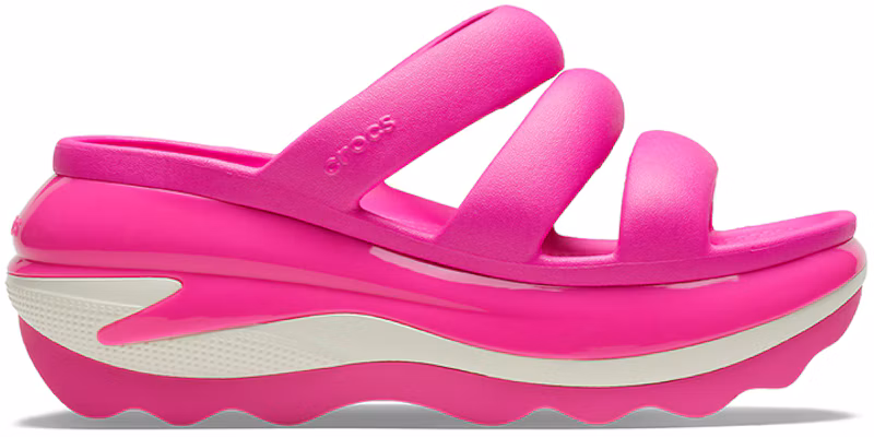 Crocs卡駱馳 經典光輪一字涼拖鞋 女款 熱辣粉 Buy Crocs卡駱馳 經典光輪一字涼拖鞋 女款 熱辣粉