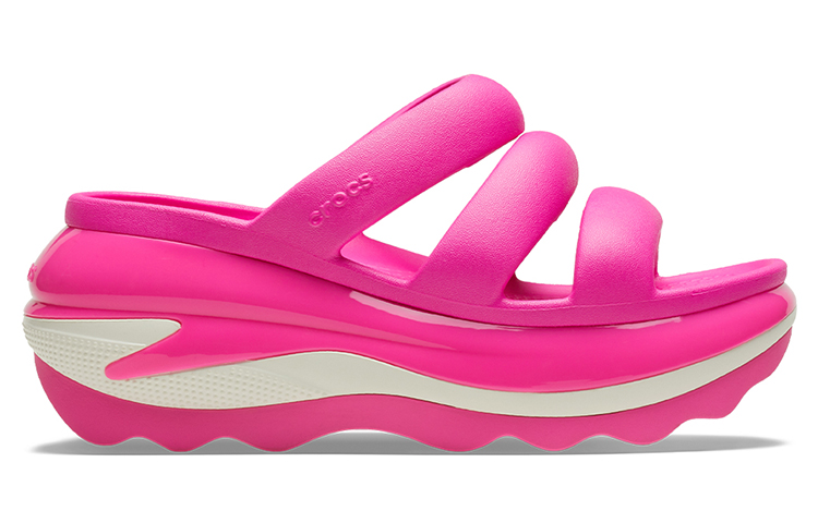 (Women) Crocs Mega Crush Triple Strap 'Pink' 209842-6TW