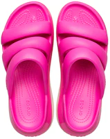 Details for Crocs卡駱馳 經典光輪一字涼拖鞋 女款 熱辣粉