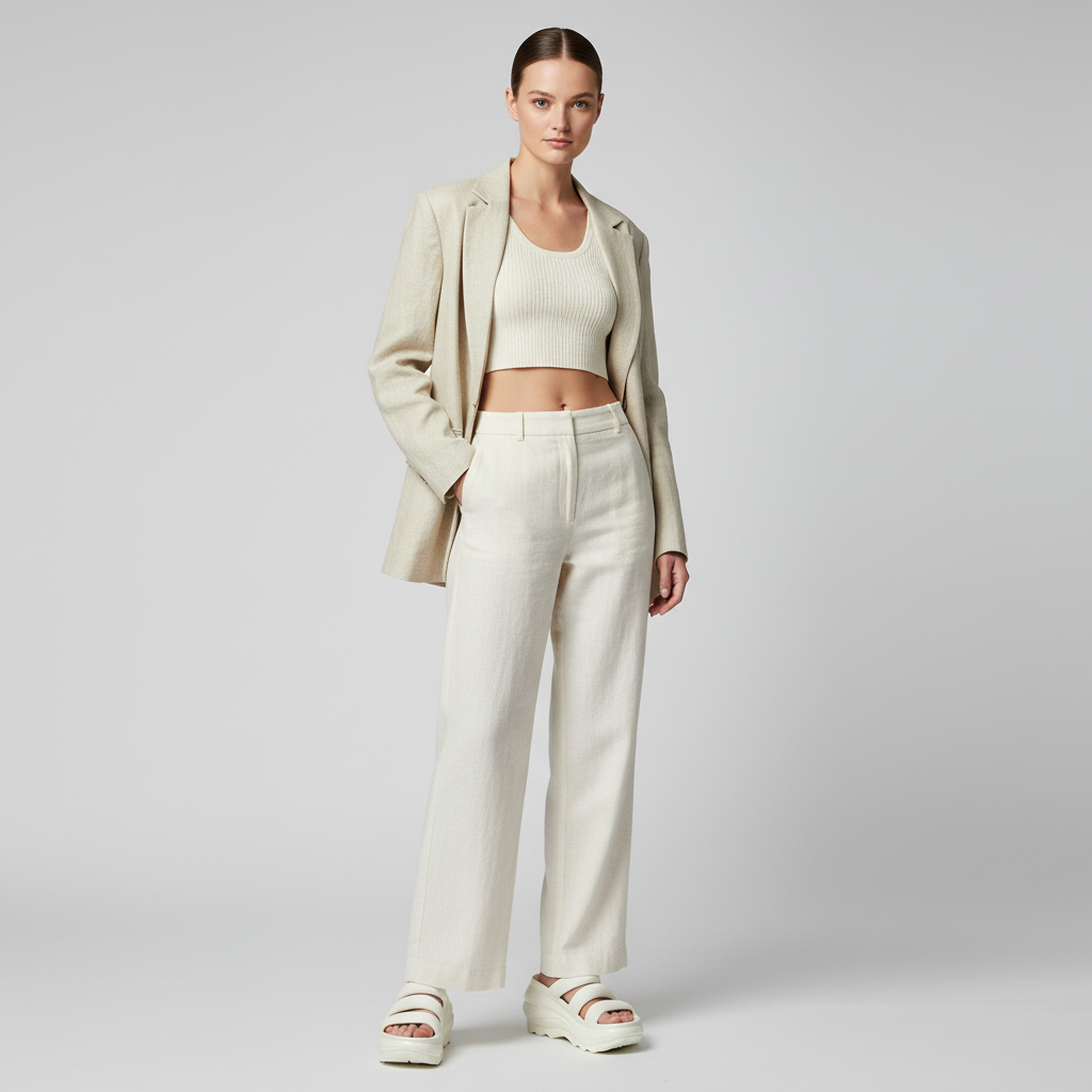 Lookbook (W) Crocs Mega Crush Tali Triplo 'Chalk White' 209842-0WV