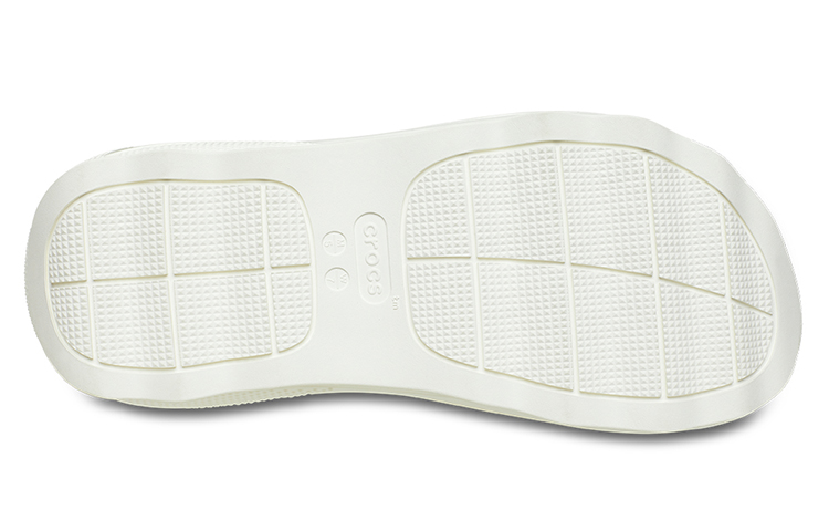 Cheap (W) Crocs Mega Crush Tali Triplo 'Chalk White' 209842-0WV