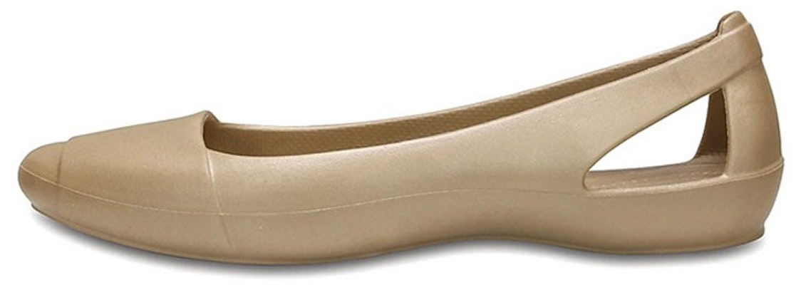 (Women) Crocs Minimalistic Casual Flat Sports Gold Color Sandals 202811-710 Buy (Women) Crocs Minimalistic Casual Flat Sports Gold Color Sandals 202811-710