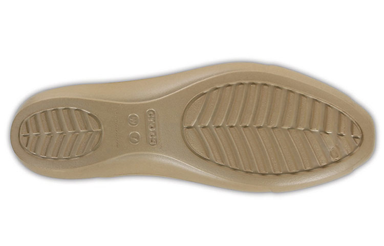 Purchase (W) Crocs Minimalistische Casual Platte Sport Sandalen in Goudkleur 202811-710