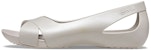(W) Crocs Sandal Kasual Minimalis Putih Lelaki & Wanita 206106-018