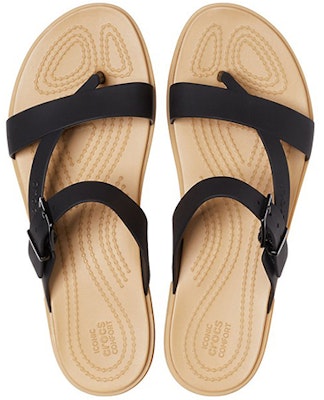 (Women) Crocs Minimalistic Cozy Sports Slippers Black Brown 206108-00W Purchase (Women) Crocs Minimalistic Cozy Sports Slippers Black Brown 206108-00W