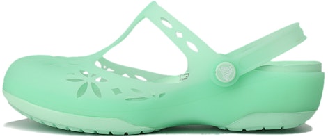 (Women) Crocs Mint Green Sandals 204939-3TS (Women) Crocs Mint Green Sandals 204939-3TS
