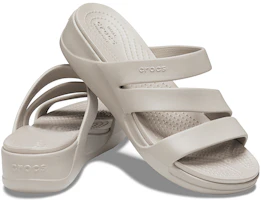 Shop Crocs卡骆驰 Monterey 休閒拖鞋 女款 灰