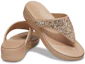 Shop (Women) Crocs Monterey 'Gold Sequin Platform' 207273-710