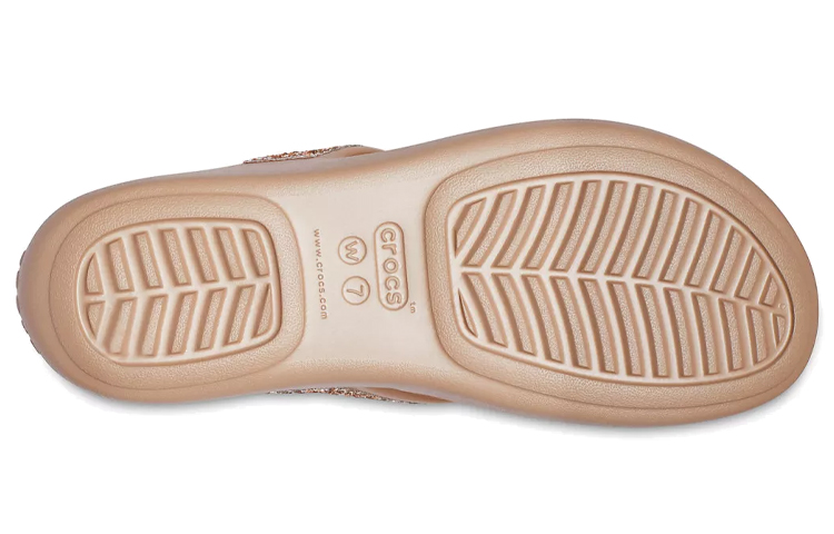 Sizing (Women) Crocs Monterey 'Gold Sequin Platform' 207273-710