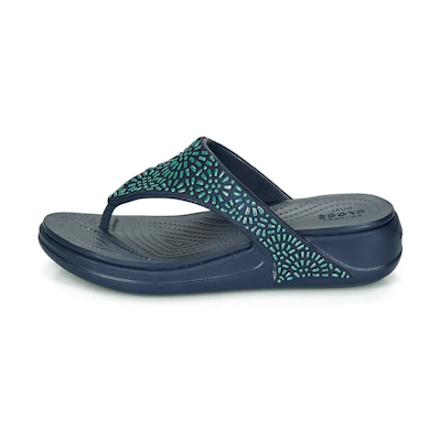 (W) Crocs Monterey 'Metallic Blue'