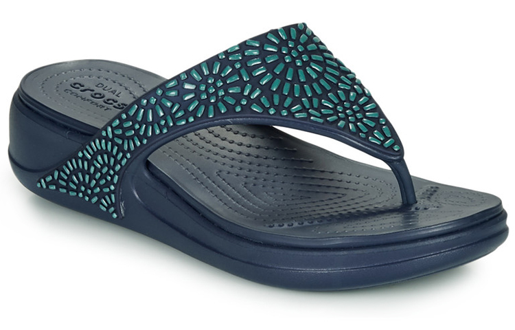 Lookbook (Women) Crocs Monterey 'Metallic Blue' 206343-410