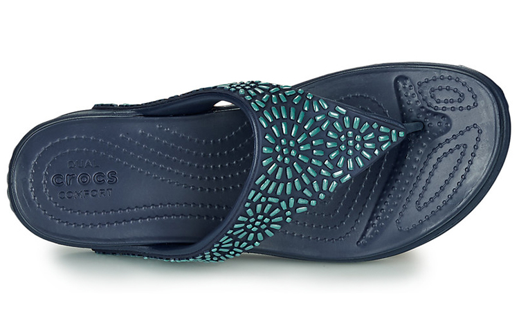 Shop (Women) Crocs Monterey 'Metallic Blue' 206343-410