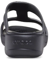 Details for Crocs 蒙特利簡約休閒金屬坡跟涼拖鞋 女款 黑色