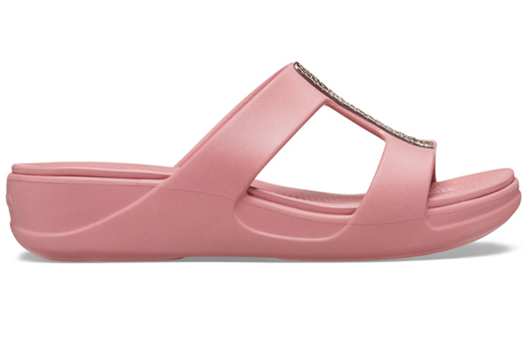 Order (W) Crocs Monterey 'Sandalia Casual Rosa con Cuña Simple' 206319-61Z