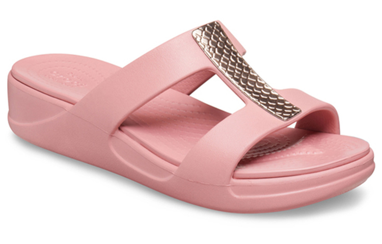 Lookbook (W) Crocs Monterey 'Sandalia Casual Rosa con Cuña Simple' 206319-61Z