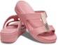 Shop (W) Crocs Monterey 'Selipar Baji Kasual Pink Mudah' 206319-61Z