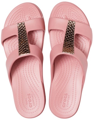 (W) Crocs蒙特利 '简约休闲粉色坡跟凉拖' 206319-61Z Purchase (W) Crocs蒙特利 '简约休闲粉色坡跟凉拖' 206319-61Z