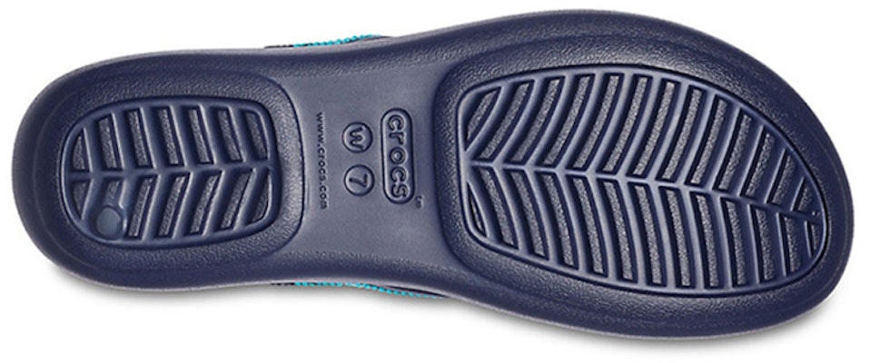 (W) Crocs Monterey Bead Strap Wedge 'Biru Gelap' 206641-4HQ Purchase (W) Crocs Monterey Bead Strap Wedge 'Biru Gelap' 206641-4HQ