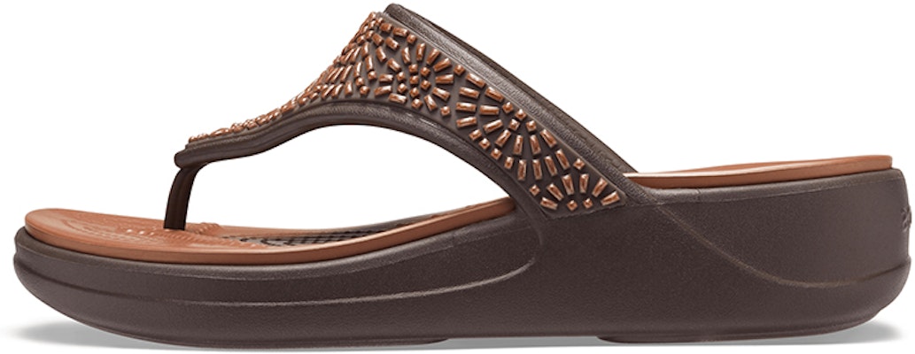 (W) Crocs Monterey Flip-Flop 'Coklat Glitter' 206343-25M Buy (W) Crocs Monterey Flip-Flop 'Coklat Glitter' 206343-25M