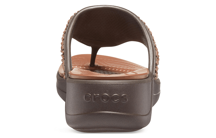 Details for (Women) Crocs Monterey Flip-Flop 'Glitter Brown' 206343-25M